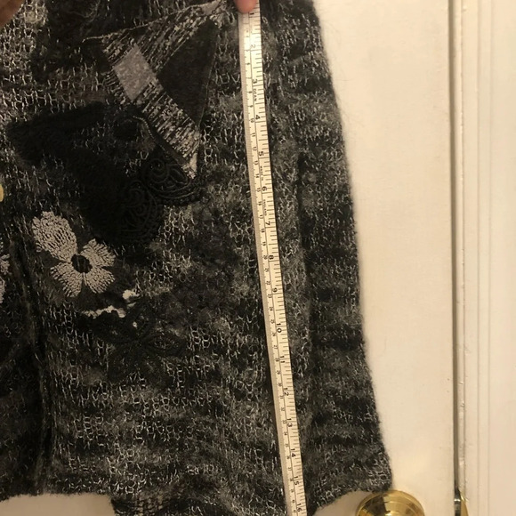 Mastro Moda Positano Made in Italy Wool Embroidered Sweater Large - Picture 6 of 13